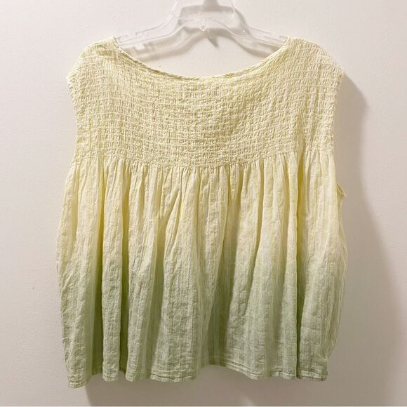 Free People | We The Free Little Bit of Something Ombre V-Neck Blouse - Size S - Picture 3 of 5